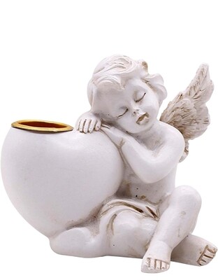 Angel Heart Sculpture Statue Decoration 3D 