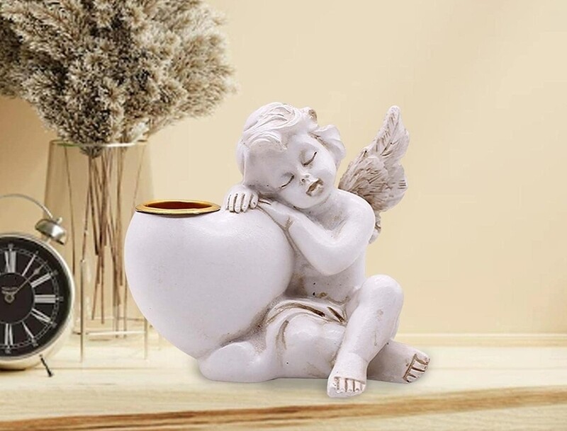 Angel Heart Sculpture Statue Decoration 3D 