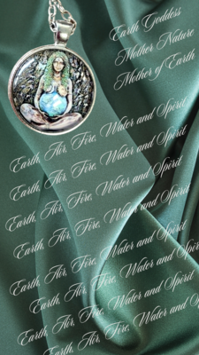 Mother of Earth Goddess Pendant Necklace 