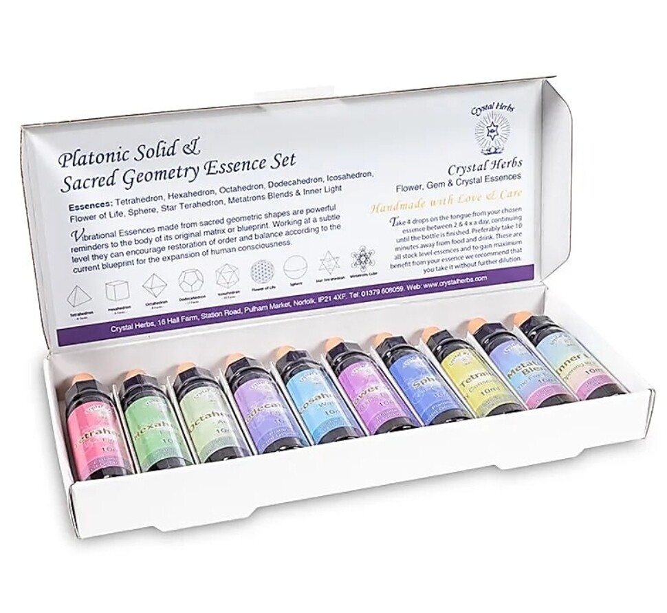 Sacred Geometry Essences oil set of 10 - Living Water Kit