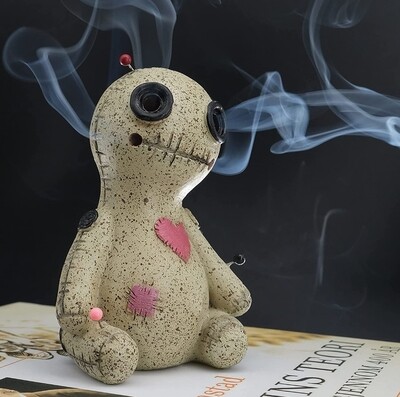 Voodoo Doll Backflow Cone Incense Burner
