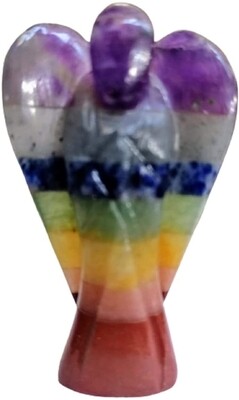 Chakra Angel Carving Crystal Figurine 