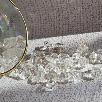 Herkimer Diamond Crystal Drilled 