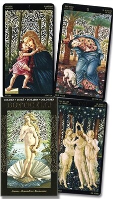 Tarot Cards Deck. Botticelli Tarot/ Tarot Dorado de Botticelli