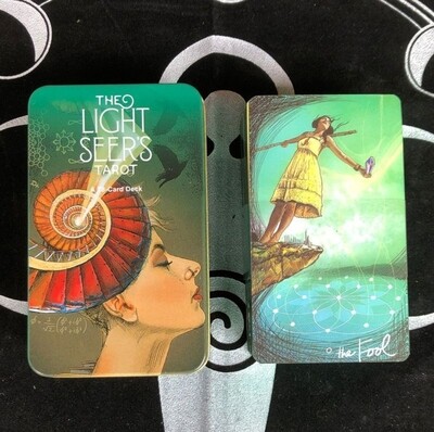 The Light Seer&#39;s Tarot Card Deck - metal box 78