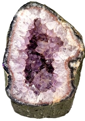 Amethyst Geode Druzy Crystal Cathedral - Raw Amethyst Stone