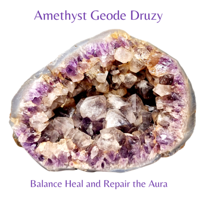 Amethyst Geode Druzy Crystal - Raw Amethyst Stone AAA Grade Large