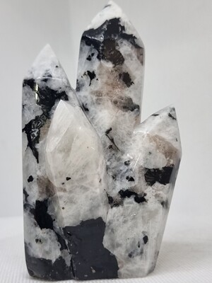 Moonstone Crystal Points Large Rainbow Natural Stone Obelisk 