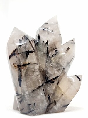 Tourmaline Black Point Matrix Natural Crystal All Level Protection &quot;REJUVENATED&quot;