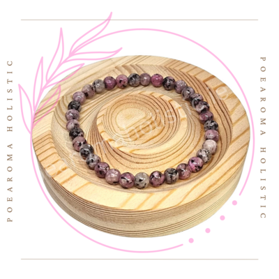 Rhodonite Bracelet Elastic 