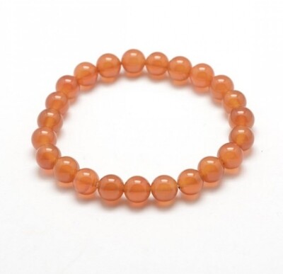 Peach Aventurine Crystal Bracelet Elastic