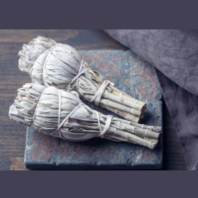 Sage Torch Smudge Stick 4" Dried White Sage AAA Grade with Beautiful Scent, Home Cleansing Incense