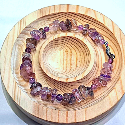 Auralite 23 Chip Crystal Bracelet "Rebirth" 