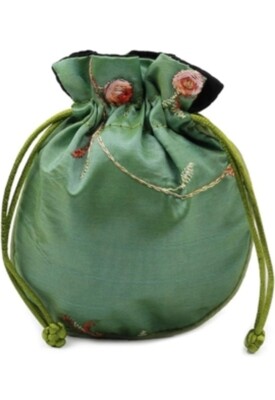 Gift Bag Small Satin Silk Pouch Jewelry Gift Bag 11×13cm