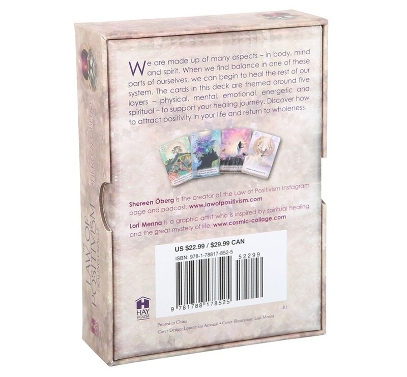 The Law Of Positivism Healing Oracle Cards Hard Carton Premium Case Tarot 