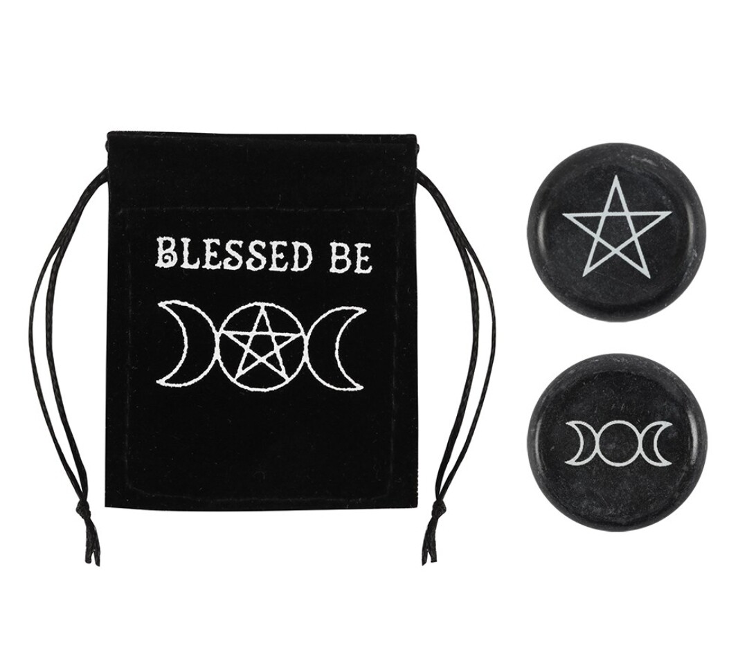 BLESSED BE LUCKY CHARM SENTIMENT STONE