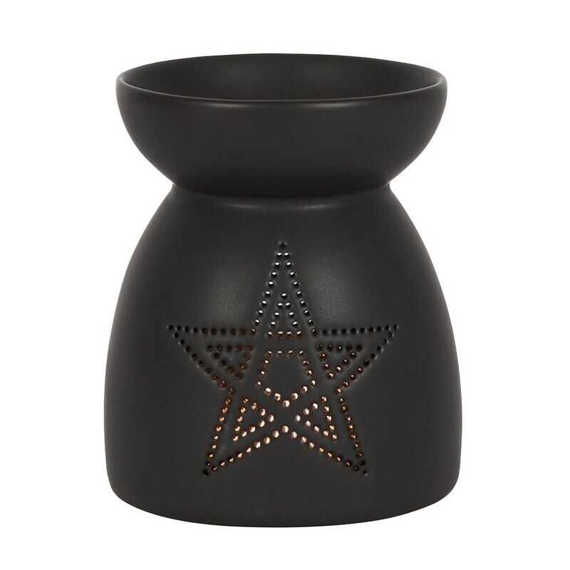 Pentagram Cut-Out Oil Burner 