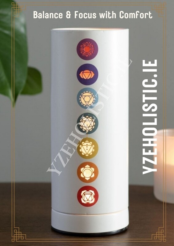 Seven Chakra Electric Aroma Oil Wax Lamp 