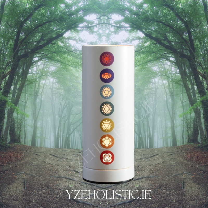 Seven Chakra Electric Aroma Oil Wax Lamp 