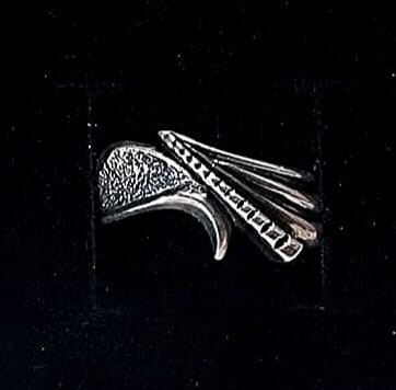 VINTAGE STYLE WAVE 925 PURE STERLING SILVER RING 