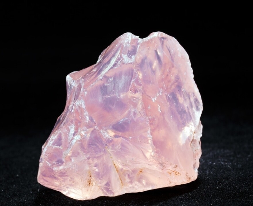 Rose Quartz Crystal Rough - Unconditional Love 