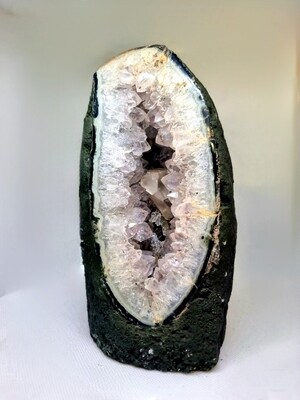 Amethyst Geode - Amethyst Crystal Cathedral Geode - Raw Amethyst Cluster Stone