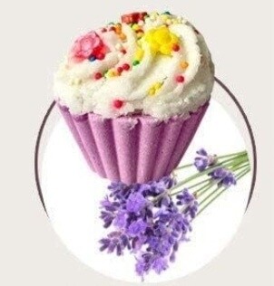 Cupcake Style Bath Bomb