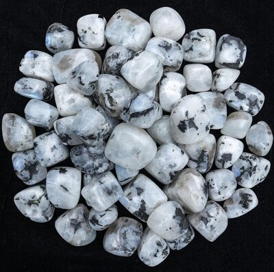 White moonstone tumbled crystal 