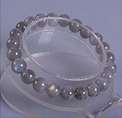 Grey Moonstone Crystal Bracelet 