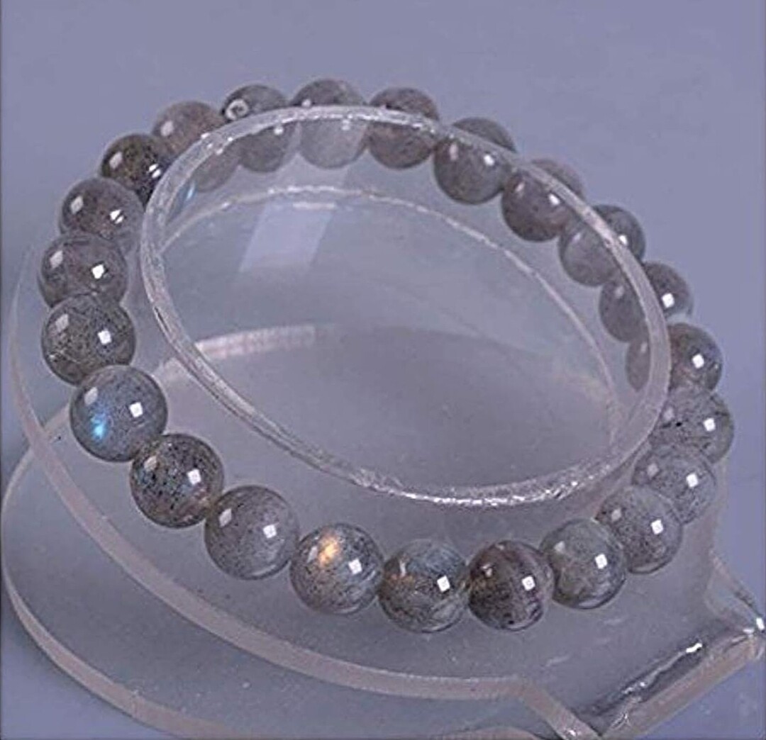 Grey Moonstone Crystal Bracelet 