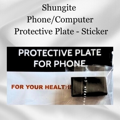 Real Shungite Plate Mobile Phone Protector 100% natural protection against EMF radiation and other harmful influences 