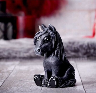 Culticorn Unicorn Cult Cuties, Black 10.2cm