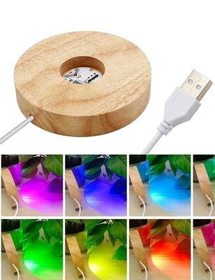 Selenite Crystal Sphere Lamp LED  ±40mm