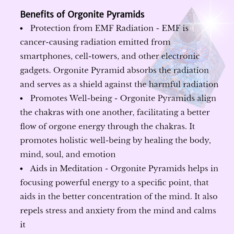 Pyramid Labradorite Crystal Natural Clear Rock Quartz Orgone Positive Energy Generator Orgonite Copper Yoga XLarge 13cm