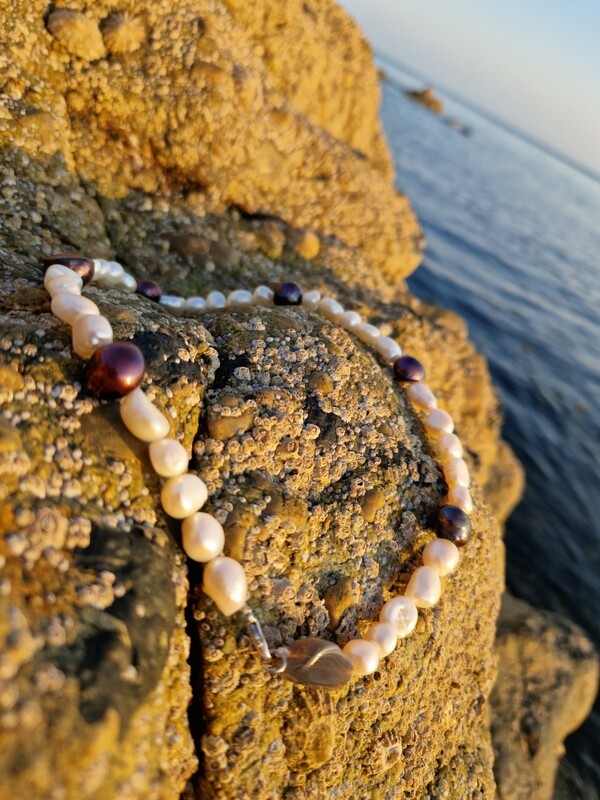 Pearl Necklace Bohemian Pearl Choker Beaded Necklace Jewelry