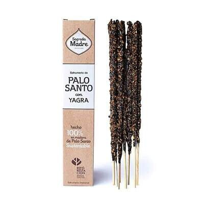 Incense Sticks Organic Pure Herb Palo Santo with Yagra Sagrada Madre