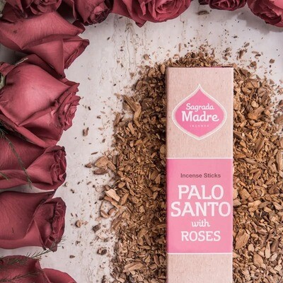 Sagrada Madre Palo Santo incense with Rose