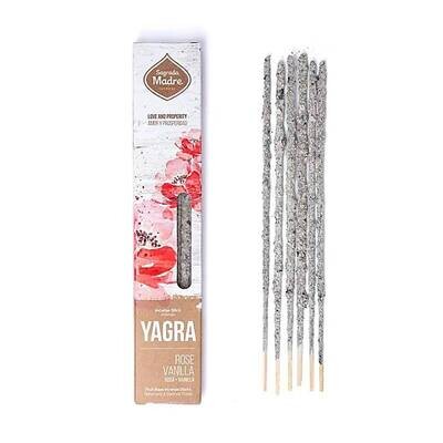 Incense Sticks Pure Herb Yagra Roses &amp; Vanilla Sagrada Madre