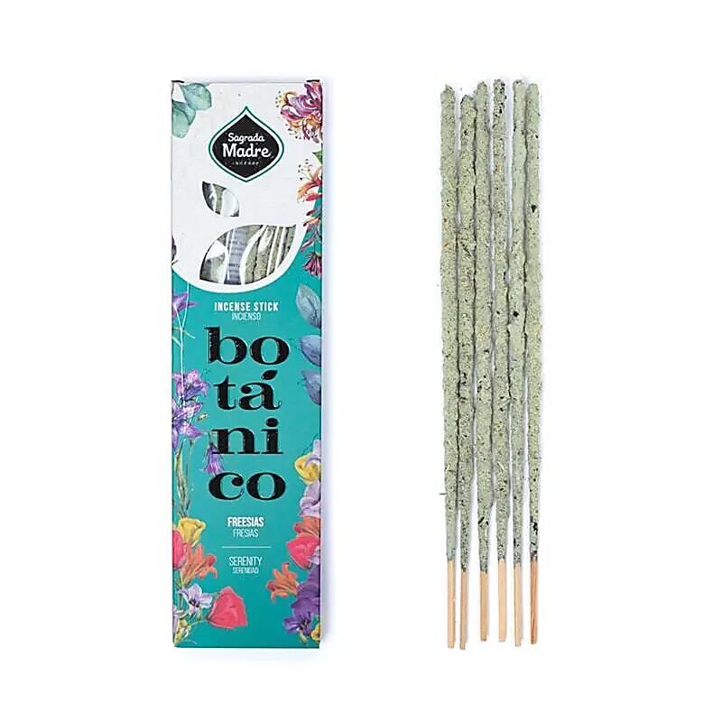 Incense Sticks Freesia Sagrada Madre Botanical Herbal Organic Deluxe 