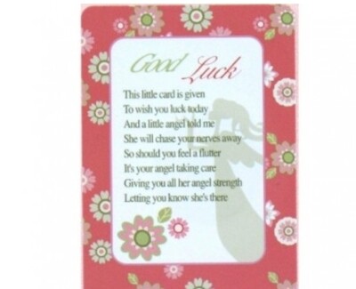 Loving Thoughts - Wallet cards - &quot;Good luck&quot;