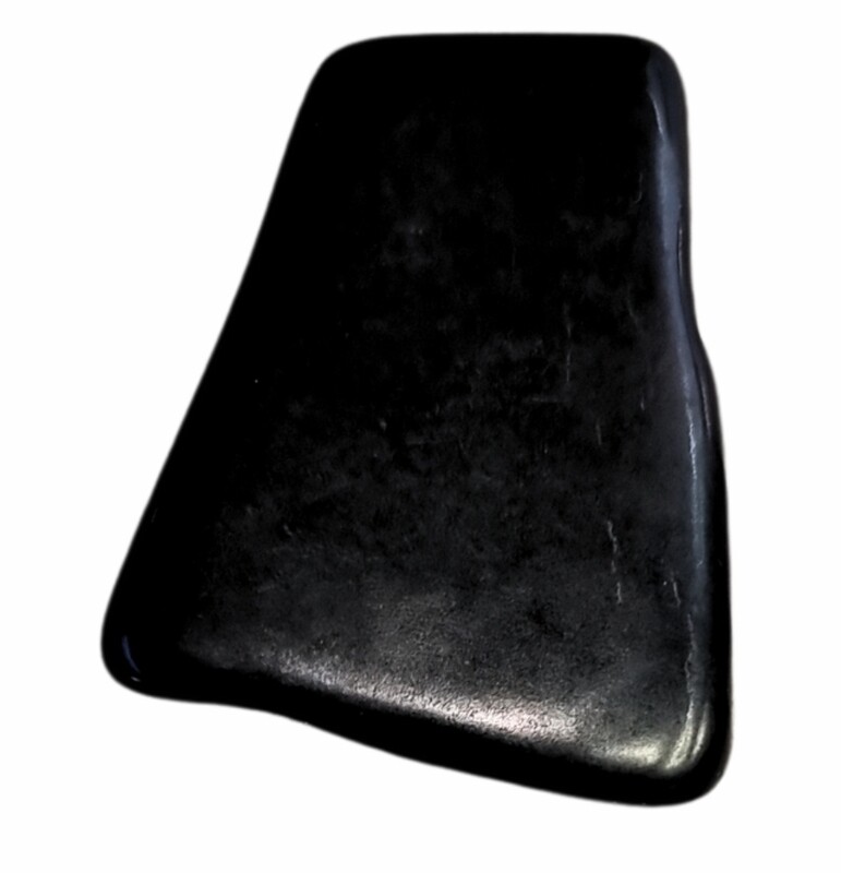 Shungite Freeform Plate Tumbled Crystal 100% natural EMF protector