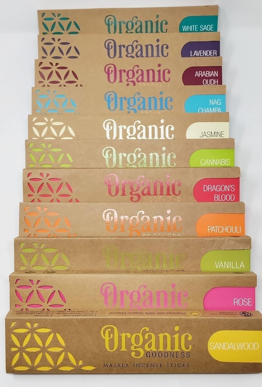 Organic Incense Sticks Goodness Masala 1 pack ×15g