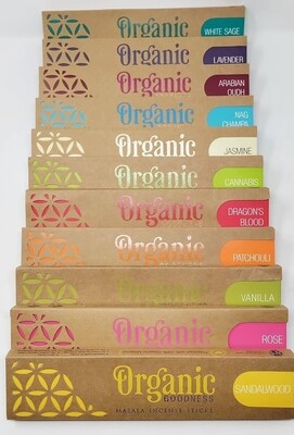 Organic Incense Sticks Goodness Masala 1 pack ×15g