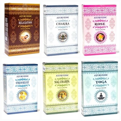 Incense Sticks Ayurvedic Masala 100% Natural 1pack × 15 Incense sticks 15g