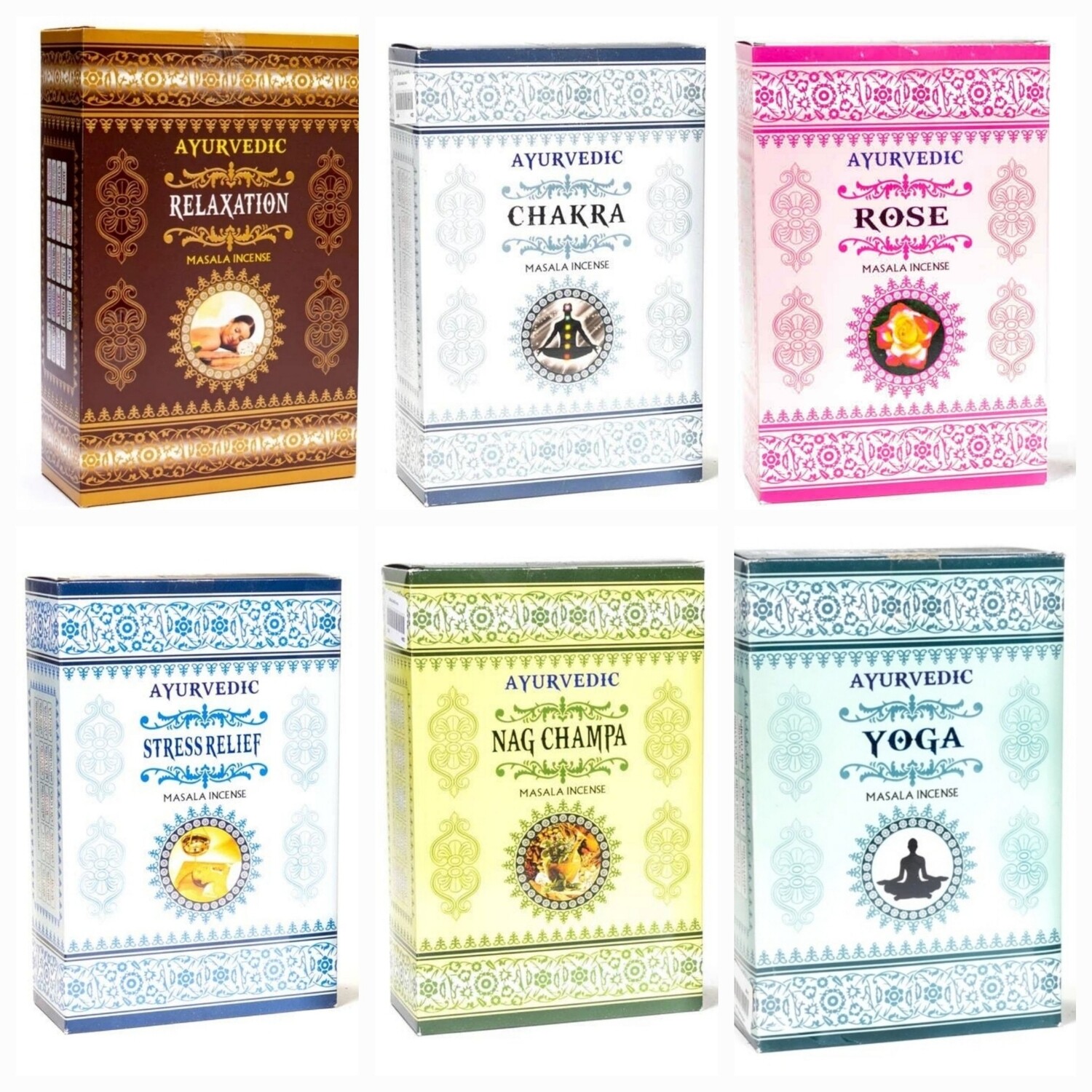 Incense Sticks Ayurvedic Masala 100% Natural 1pack × 15 Incense sticks 15g