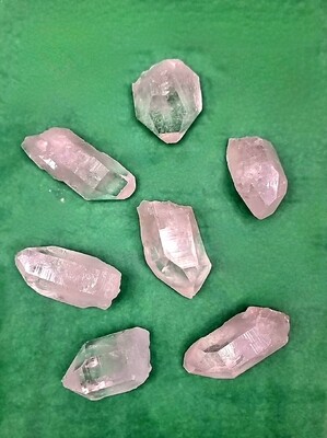 Clear Quartz Lemurian Cluster Crystal Points M