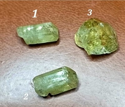 Hiddenite Crystal Quartz Rough 