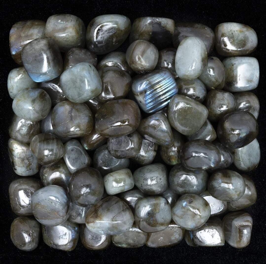 Labradorite crystal tumbled stone +-20-25mm 