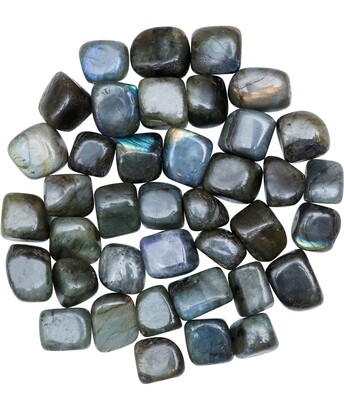 Labradorite  crystal  tumbled stone AA Grade +-15mm Self-discovery, Mood Enhancer