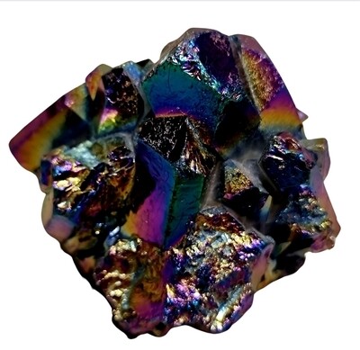 Titanium Aura Quartz Rainbow Druzy Crystal Large 